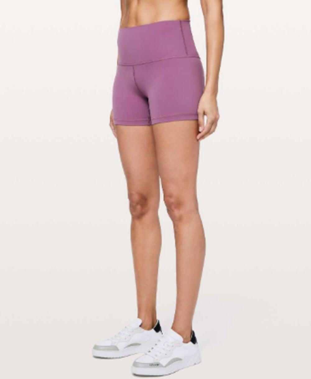 Lululemon Align High-Rise Short Women's Size 10 Purple Plum Stretch Yoga Biker